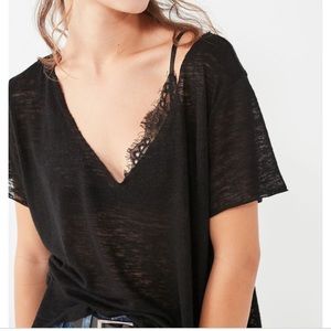 🖤 Urban Outfitters Slouchy Black Tee XS